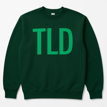 TLD Forest Green Premium Crewneck Sweatshirt – The Legacy Department Apparel